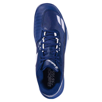 Men's Jet Mach 4 All Court Tennis Shoes Dark Blue and White,Footwear,Babolat,,,Tennis Express,30F26846B-4131F26-3