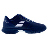 Men's Jet Mach 4 All Court Tennis Shoes Dark Blue and White,Footwear,Babolat,,,Tennis Express,30F26846B-4131F2602copy
