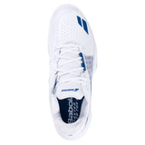 Men's Propulse Storm All Court Wide Tennis Shoes White and Dark Blue,Footwear,Babolat,,,Tennis Express,30F26978A-1069F26-3