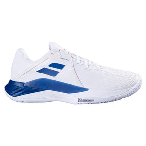 Men's Propulse Fury All Court Tennis Shoes White and Dark Blue-Footwear-Babolat-, [current_file_name-Tennis Express