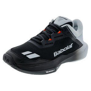 Men's SFX4 All Court Tennis Shoes Black and Illusion Blue-Footwear-Babolat-Black/Illusion Blue-6.5, [current_file_name-Tennis Express