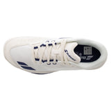 Men's Jet Mach 4 All Court Tennis Shoes Cream and Dark Blue,Footwear,Babolat,,,Tennis Express,30S26629B-111504copy