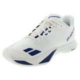 Men's Jet Mach 4 All Court Tennis Shoes Cream and Dark Blue-Footwear-Babolat-Cream/Dark Blue-6, [current_file_name-Tennis Express