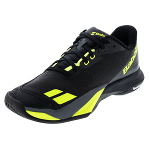 Men's Jet Mach 4 All Court Tennis Shoes Black and Aero-Footwear-Babolat-30S26629B-2036copy-Tennis Express