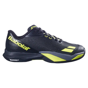Men's Jet Mach 4 Clay Tennis Shoes Black and Aero-Footwear-Babolat-6.5-, [current_file_name-Tennis Express