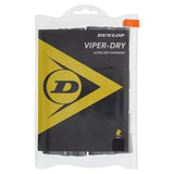 Viperdry Black 12 Pack Ultra Dry Tennis Overgrip-Accessories-Dunlop-31338-DEFAULT-L-Tennis Express