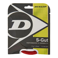 Red - S-Gut 17G Red Tennis String-Strings-Dunlop-31348-DEFAULT-L-Tennis Express
