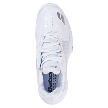 Women's Propulse Storm All Court Tennis Shoes White and Silver,Footwear,Babolat,,,Tennis Express,31F26447A-1019F26-3