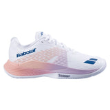 Women's Propulse Storm All Court Tennis Shoes White and Sunset, Babolat, Tennis Express, 31F26447B-1120F26-1
