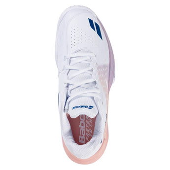 Women's Propulse Storm All Court Tennis Shoes White and Sunset, Babolat, Tennis Express, 31F26447B-1120F26-3