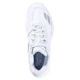 Women's Jet Mach 4 All Court Tennis Shoes White and Silver,Footwear,Babolat,,,Tennis Express,31F26630B-1019F26-3