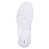 Women's Jet Mach 4 All Court Tennis Shoes White and Silver,Footwear,Babolat,,,Tennis Express,31F26630B-1019F26-5