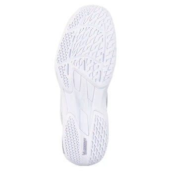 Women's Jet Mach 4 All Court Tennis Shoes White and Silver,Footwear,Babolat,,,Tennis Express,31F26630B-1019F26-5