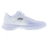Women's Jet Mach 4 All Court Tennis Shoes White and Silver,Footwear,Babolat,,,Tennis Express,31F26630B-1019F2602copy