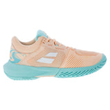 Women's SFX 4 All Court Tennis Shoes Peach and Blue,Footwear,Babolat,,,Tennis Express,31S26530C-508202copy