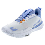 Women's SFX Evo All Court Tennis Shoes White and Forever Blue,Footwear,Babolat,White/Forever Blue,5.5,Tennis Express,31S26556A-1112copy