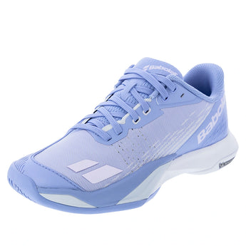 Women's Jet Mach 4 All Court Tennis Shoes Lavender and White,Footwear,Babolat,5.5,,Tennis Express,31S26630B-4150copy