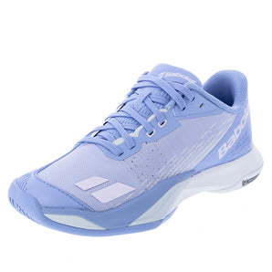 Women's Jet Mach 4 All Court Tennis Shoes Lavender and White,Footwear,Babolat,5.5,,Tennis Express,31S26630B-4150copy