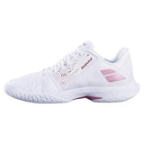 Women's Jet Tere 2 All Court Tennis Shoes White and Gold Pink-Footwear-Babolat-, [current_file_name-Tennis Express