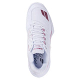 Women's Jet Tere 2 All Court Tennis Shoes White and Gold Pink-Footwear-Babolat-, [current_file_name-Tennis Express