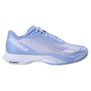 Women's Jet Mach 4 Clay Tennis Shoes Lavender and White-Footwear-Babolat-, [current_file_name-Tennis Express