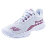 Women's CLAY Court Jet Tere 2 Tennis Shoes White and Gold Pink,Footwear,Babolat,White and Gold Pink,5.5,Tennis Express,31S26688A-1118copy