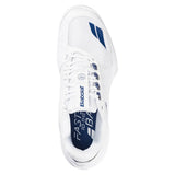 Women's Jet Tere 2 All Court Tennis Shoes White and Blue Navy,Footwear,Babolat,,,Tennis Express,31S26772C-1097-3