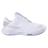 Women's SFX EVO All Court WIM Tennis Shoes White and Grey,Footwear,Babolat,,,Tennis Express,31S26939C-1072-1