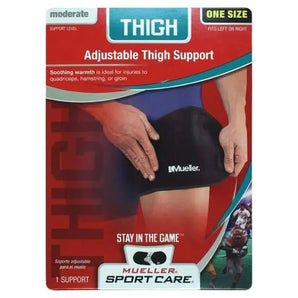 Mueller Thigh Support Black-Sports Medicine-Mueller-3298-DEFAULT-L-Tennis Express