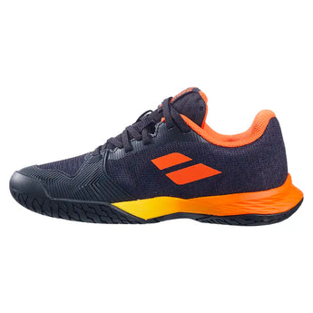 Juniors Jet Mach 3 All Court Tennis Shoes Black and Sunset,Footwear,Babolat,,,Tennis Express,32F26648A-2054F26-2
