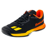 Juniors Jet Mach 3 All Court Tennis Shoes Black and Sunset,Footwear,Babolat,Black/Sunset,13.5C,Tennis Express,32F26648A-2054F26copy