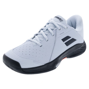 Juniors' Propulse 3 All Court Tennis Shoes Illusion Blue and Black,Footwear,Babolat,Illusion Blue/Black,13.5C,Tennis Express,32KS26478A-3039copy