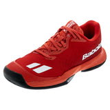 Juniors' Jet Mach 3 All Court Tennis Shoes,Footwear,Babolat,Cherry Tomato/White,13.5C,Tennis Express,32S26648A-5050copy