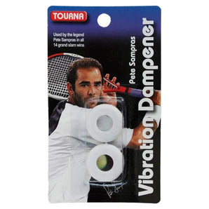 Sampras White Vibration Tennis Dampener-Accessories-Tourna-33935-DEFAULT-L-1-[Sku]-Tennis Express