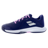 Juniors Propulse All Court Tennis Shoes Dark Purple and Silver,Footwear,Babolat,,,Tennis Express,33KF26884A-5186F2601copy