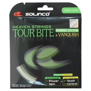 Tour Bite 16L/ Vanquish 16g Hybrid Tennis String-Strings-Solinco-34358-DEFAULT-L-Tennis Express