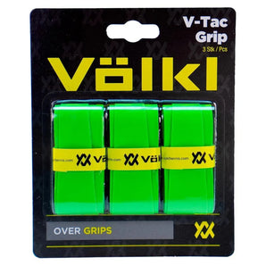 V-Tac 3 Pack Neon Green Tennis Overgrip-Accessories-Volkl-34824-DEFAULT-L-Tennis Express