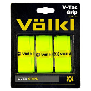 V-Tac 3 Pack Neon Yellow Tennis Overgrip-Accessories-Volkl-35469-DEFAULT-L-Tennis Express