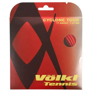 Cyclone Tour 17G/1.25MM Red Tennis String-Strings-Volkl-37525-DEFAULT-L-Tennis Express