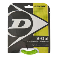 S-Gut 17G Green Tennis String-Strings-Dunlop-37554-DEFAULT-L-Tennis Express