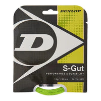 S-Gut 16G Green Tennis String-Strings-Dunlop-37555-DEFAULT-L-Tennis Express