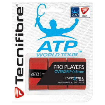 Pro Players Tennis Overgrip 3 Pack-Accessories-Tecnifibre-39300-RED-L-Tennis Express