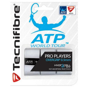 Pro Players Tennis Overgrip 3 Pack-Accessories-Tecnifibre-39300-WHITE-L-Tennis Express