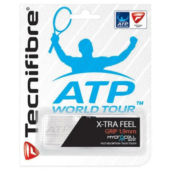 X-Tra Feel Replacement Tennis Grip-Accessories-Tecnifibre-39307-WHITE-L-Tennis Express