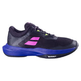 Men's SFX 4 All Court Tennis Shoes Black and Dark Blue-Footwear-Babolat-3A0F25C529-2050-1-Tennis Express