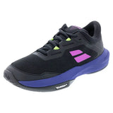 Men's SFX 4 All Court Tennis Shoes Black and Dark Blue-Footwear-Babolat-3A0F25C529-2050F25copy-Tennis Express