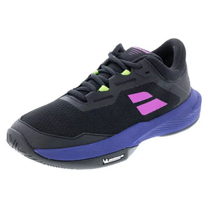 Men's SFX 4 All Court Tennis Shoes Black and Dark Blue-Footwear-Babolat-3A0F25C529-2050F25copy-Tennis Express