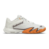 Men's Premura 3 Padel Shoes Cream and Orange,Footwear,Babolat,,,Tennis Express,3A0F26B752-1113F26-1