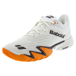 Men's Premura 3 Padel Shoes Cream and Orange,Footwear,Babolat,Cream/Orange,7,Tennis Express,3A0F26B752-1113F26-2copy