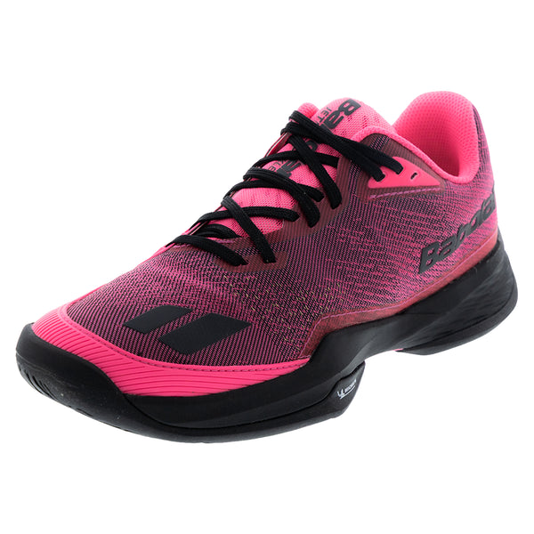 Men's Jet Mach Pickleball Shoes Fluo Pink and Black,Footwear,Babolat,Fluo Pink/Black,6.5,Tennis Express,3A0F26B932-5086F26copy